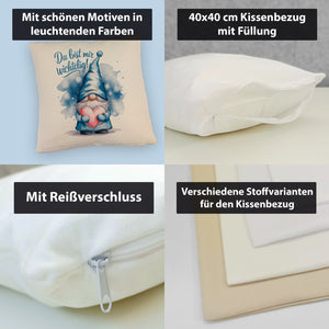 Du bist mir wichtelig! Wichtel Kissen