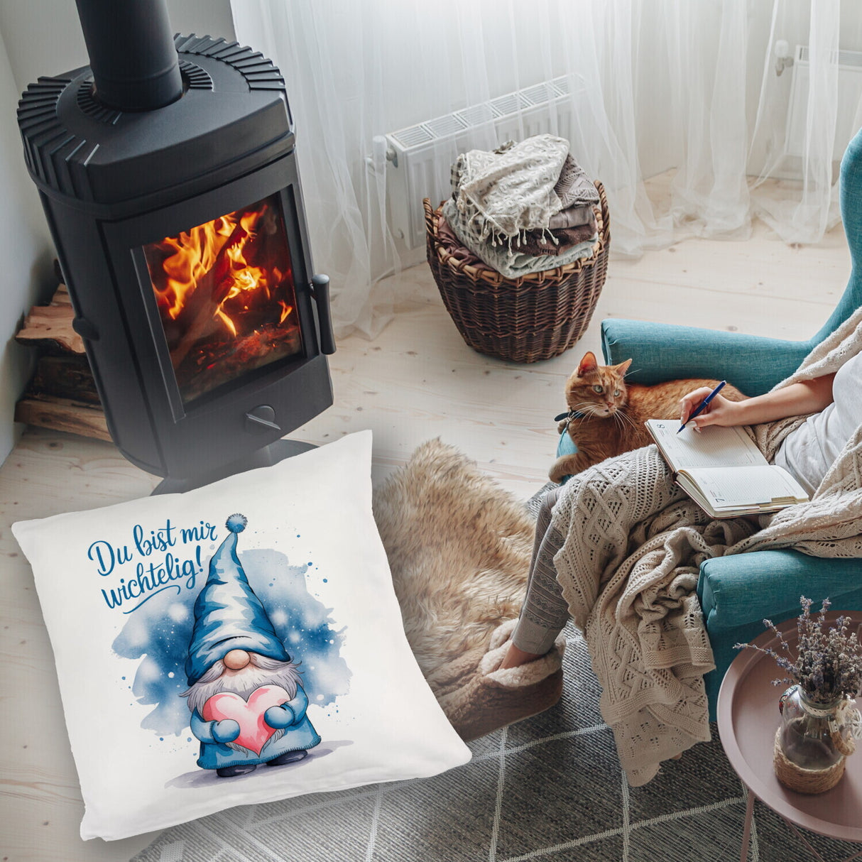 Du bist mir wichtelig! Wichtel Kissen