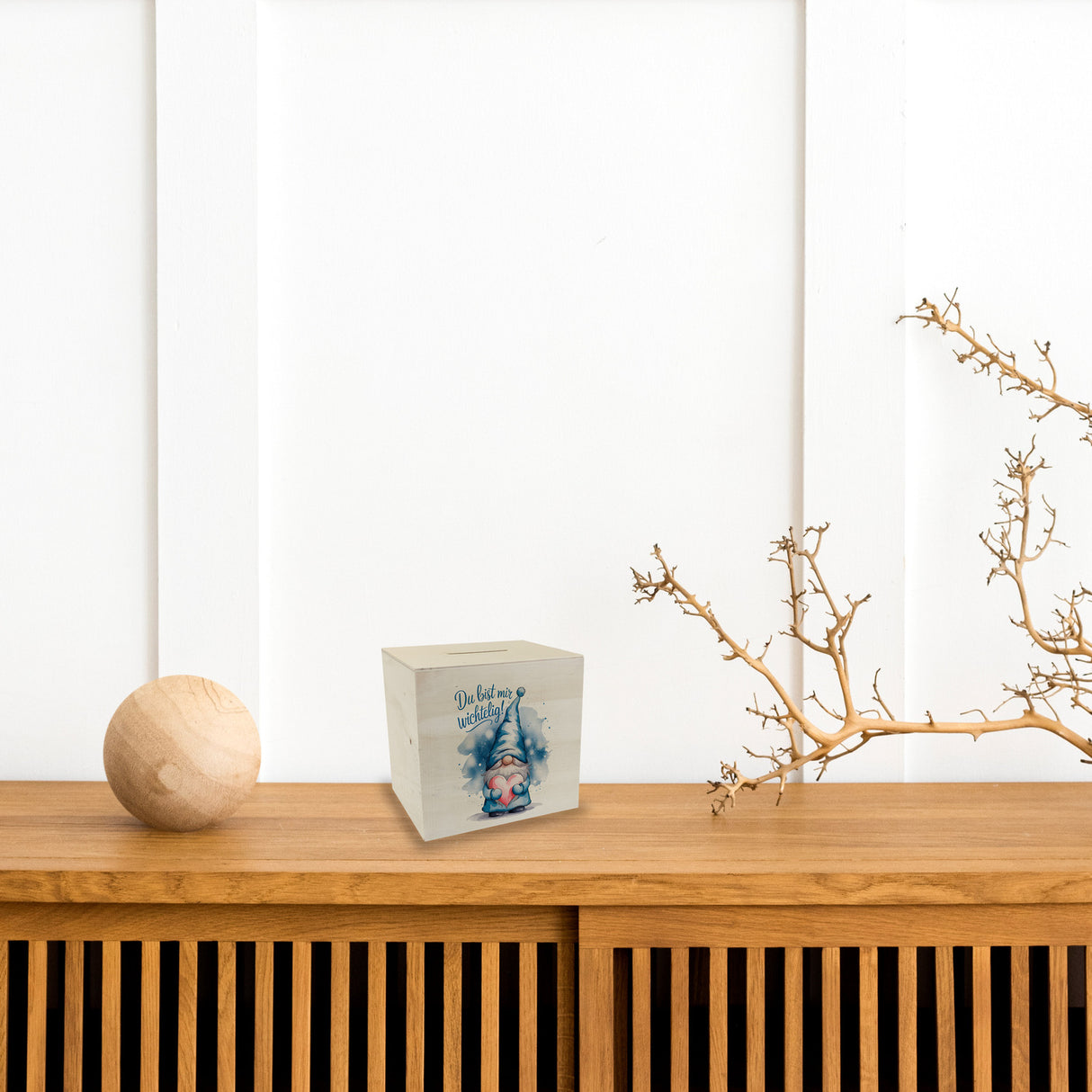 Du bist mir wichtelig! Wichtel Spardose