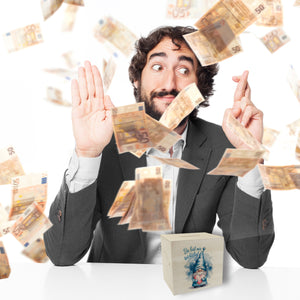 Du bist mir wichtelig! Wichtel Spardose