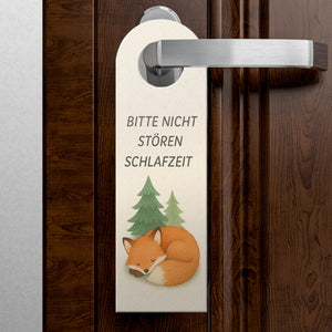 Fuchs Spielzeit bitte nicht stören Schlafzeit Türhänger fürs Kinderzimmer