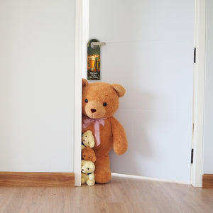 Mal kurz weg Bier holen Türhänger Vintage