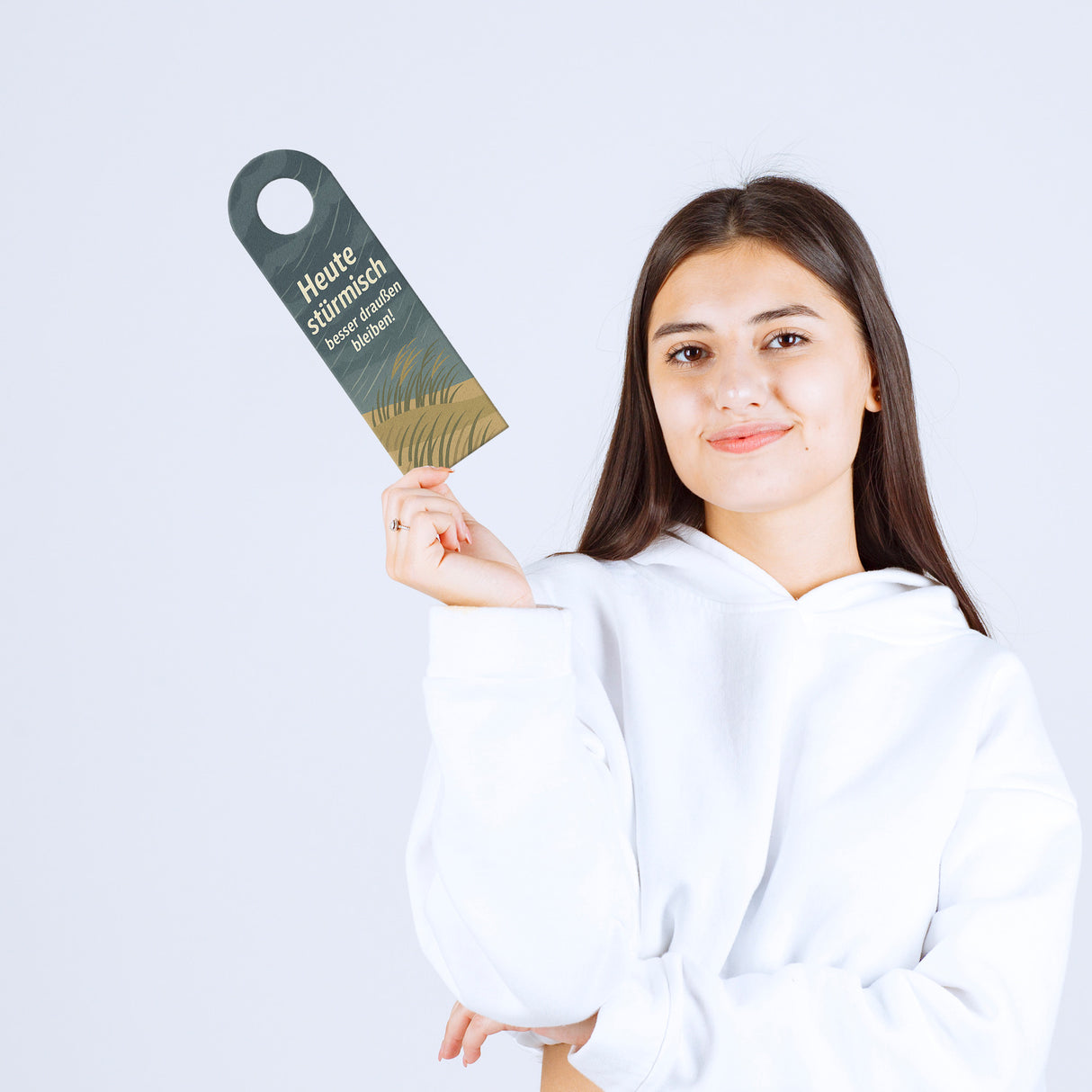 Heute stürmisch - besser draußen bleiben Türhänger Maritim