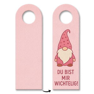 Cartoon Wichtel du bist mir wichtelig Türhänger