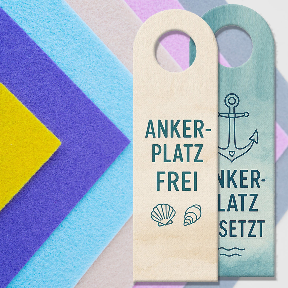 Anker maritim Türhänger Ankerplatz besetzt frei