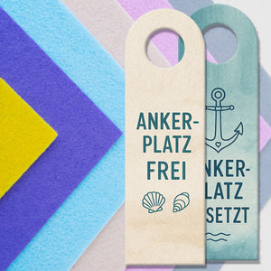 Anker maritim Türhänger Ankerplatz besetzt frei