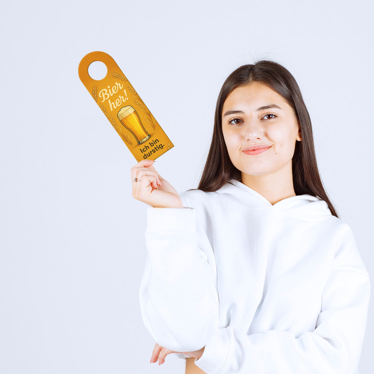 Bier her! Prost! Auf die Freundschaft! Türhänger Bierfans