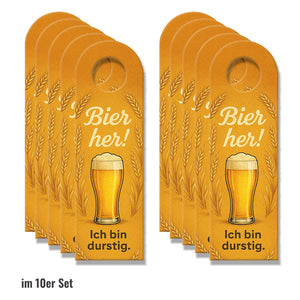 Bier her! Prost! Auf die Freundschaft! Türhänger Bierfans
