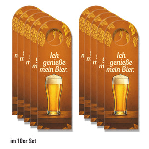 Ich genieße Bier Eine Runde geht noch Türhänger