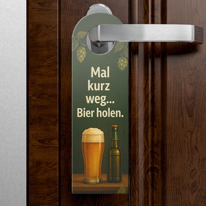 Nicht stören ich bin in einer hopfigen Besprechung Türhänger für Bierfans