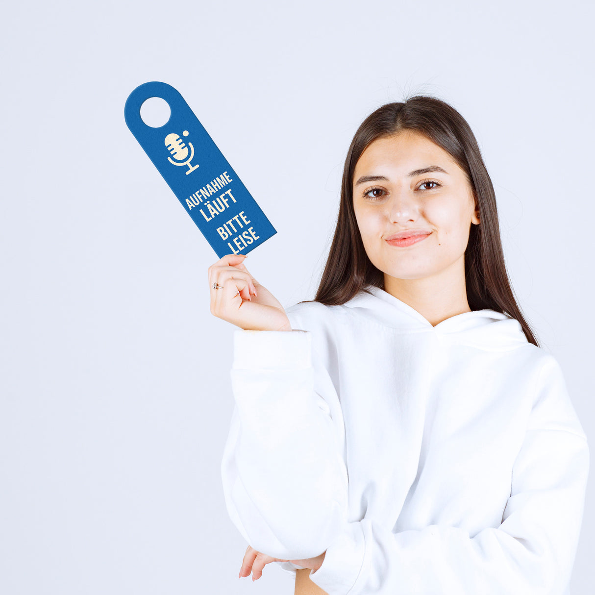 Aufnahme läuft bitte nicht eintreten Mikrofon Türhänger