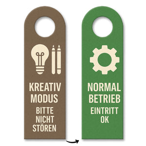 Glühbirne Kreativ-Modus Normalbetrieb Türhänger für Büro