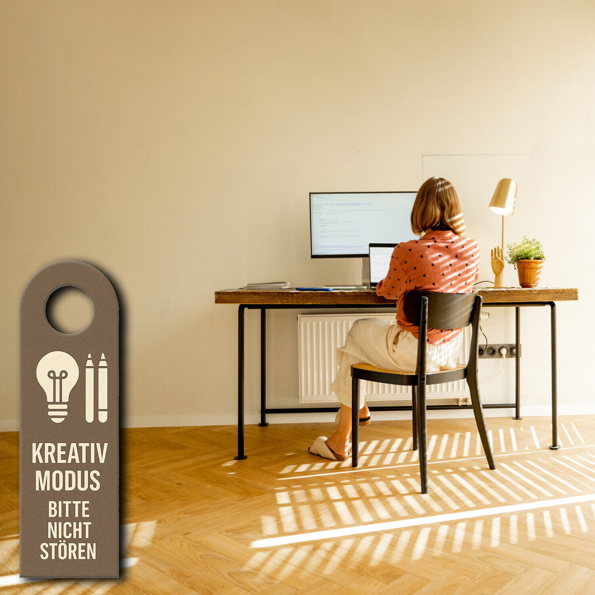 Glühbirne Kreativ-Modus Normalbetrieb Türhänger für Büro