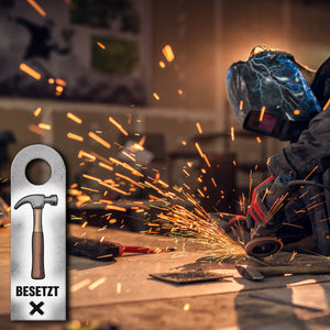 Besetzt Frei Hammer Schraubenschlüssel Türhänger für Werkstatt