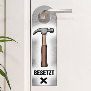 Besetzt Frei Hammer Schraubenschlüssel Türhänger für Werkstatt