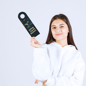 Achtung Crew bei Manövern Breit zum Ablegen Maritimer Türhänger für Segler