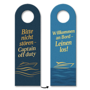Bitte nicht stören Captain off duty Schiffsmotiv Türhänger