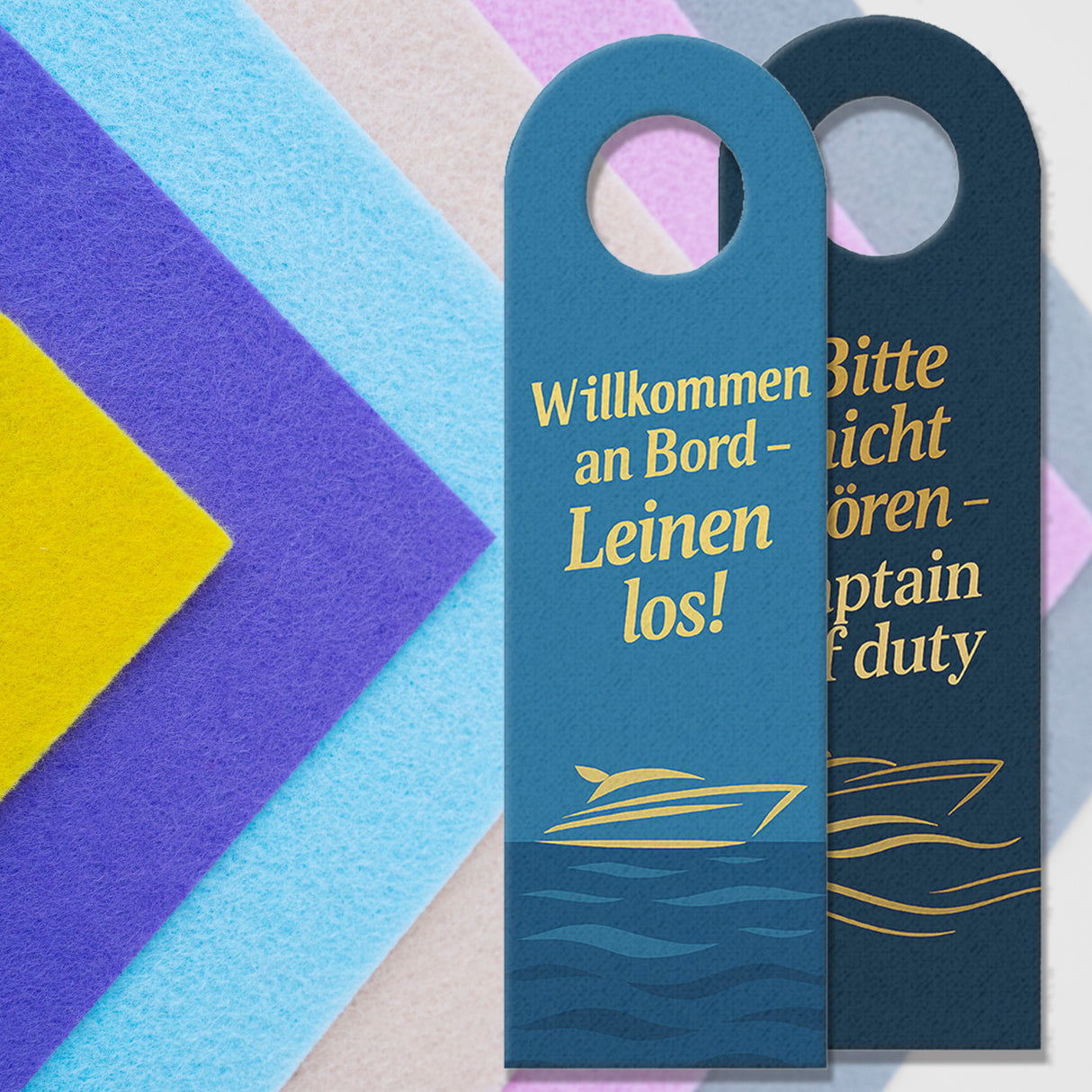 Bitte nicht stören Captain off duty Schiffsmotiv Türhänger