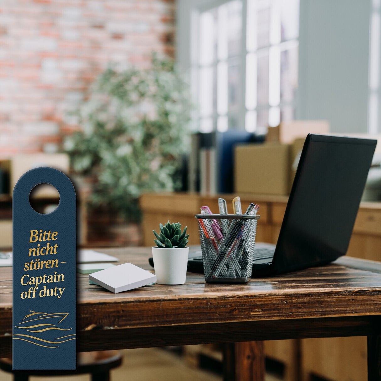 Bitte nicht stören Captain off duty Schiffsmotiv Türhänger