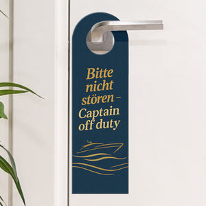 Bitte nicht stören Captain off duty Schiffsmotiv Türhänger