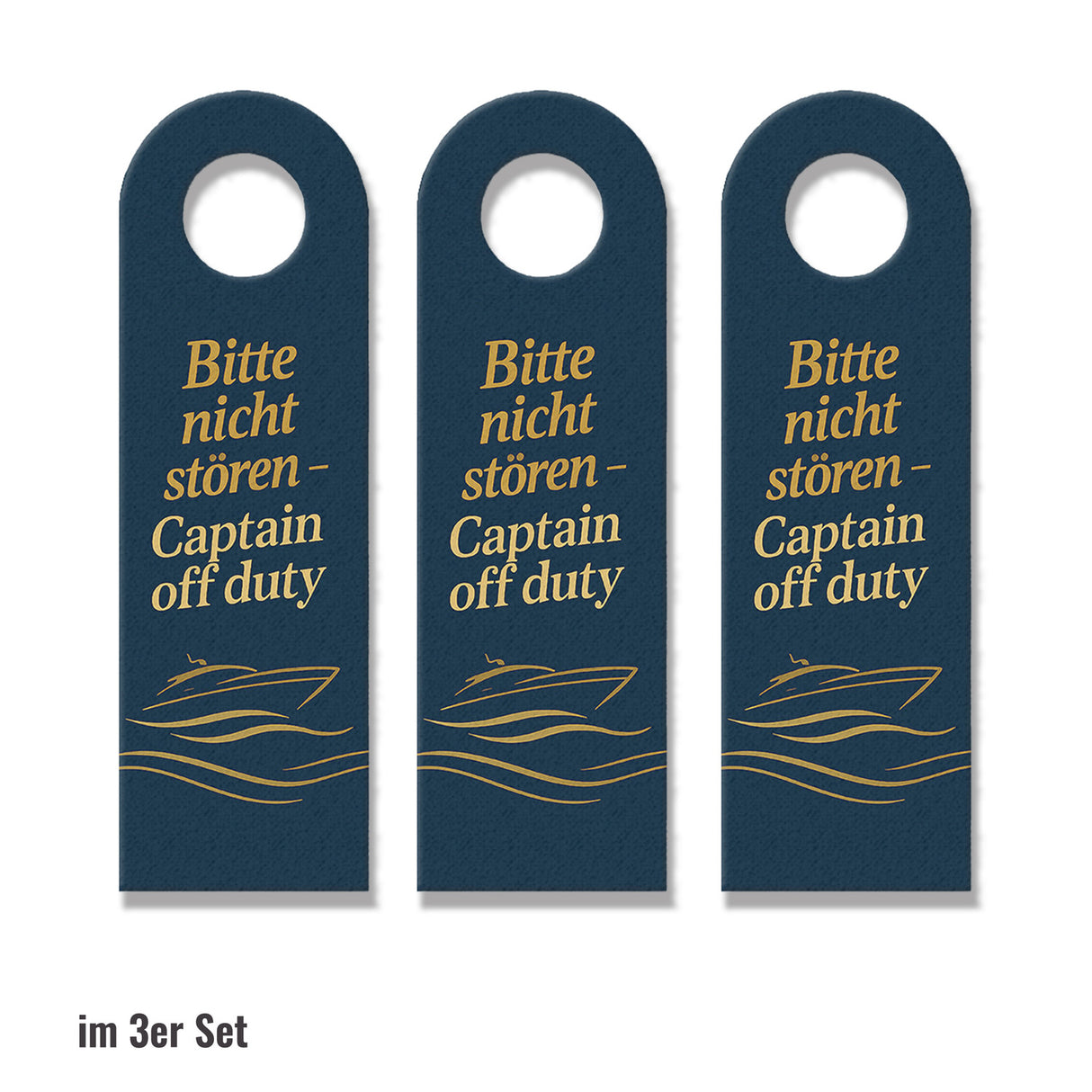 Bitte nicht stören Captain off duty Schiffsmotiv Türhänger