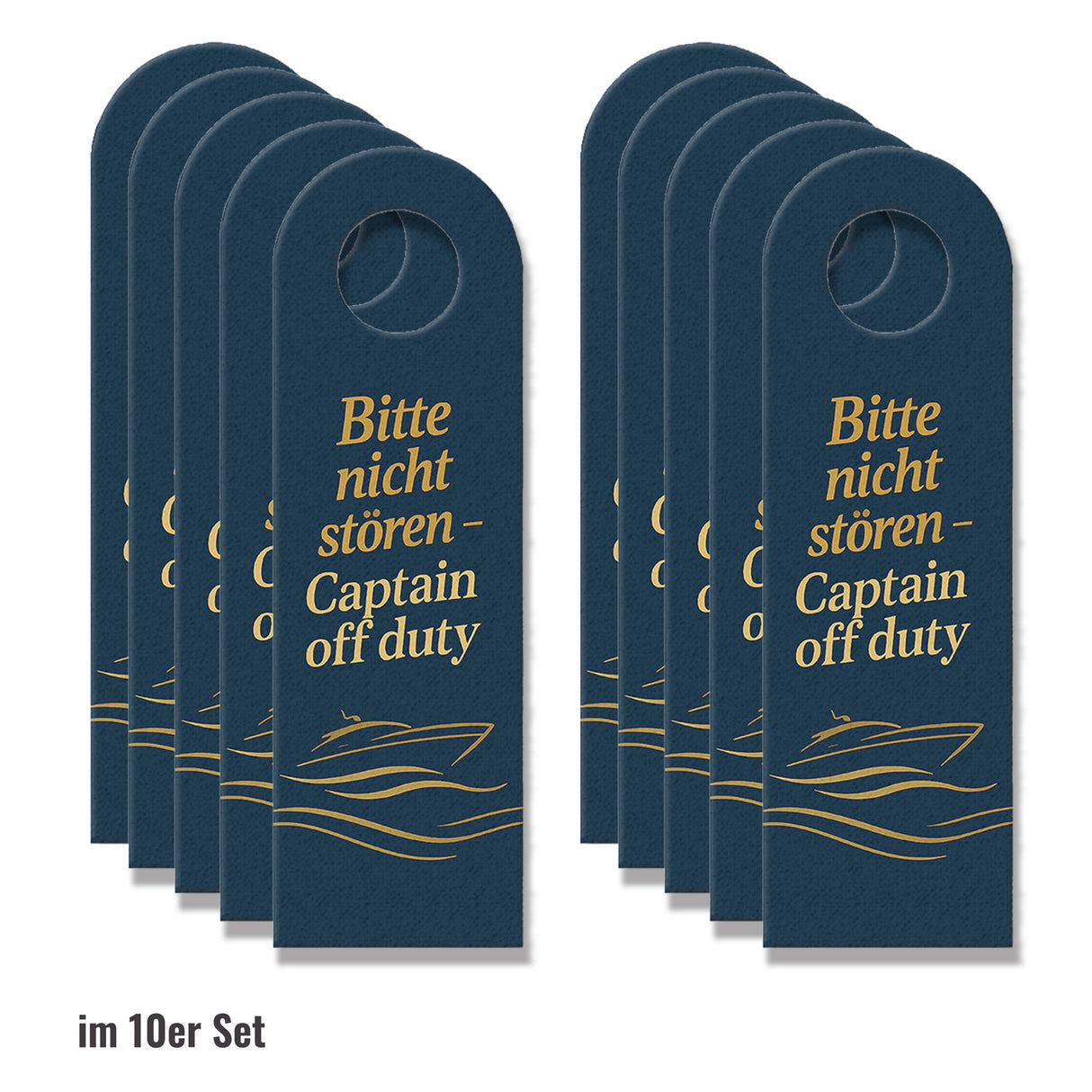Bitte nicht stören Captain off duty Schiffsmotiv Türhänger