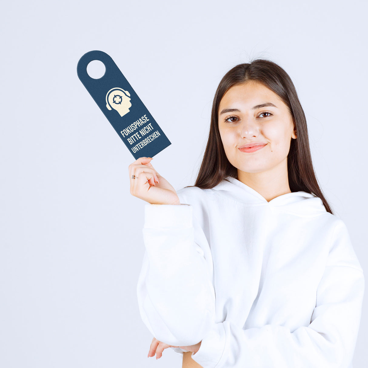 Fokusphase bitte nicht unterbrechen und Willkommen Türhänger Büro