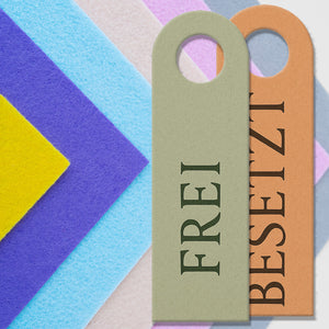 Besetzt Frei Türhänger für Büro und Homeoffice