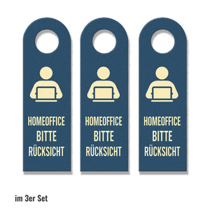 Homeoffice Kinder Willkommen Türhänger für Eltern