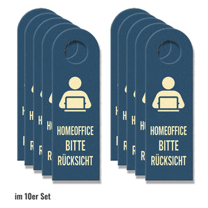 Homeoffice Kinder Willkommen Türhänger für Eltern