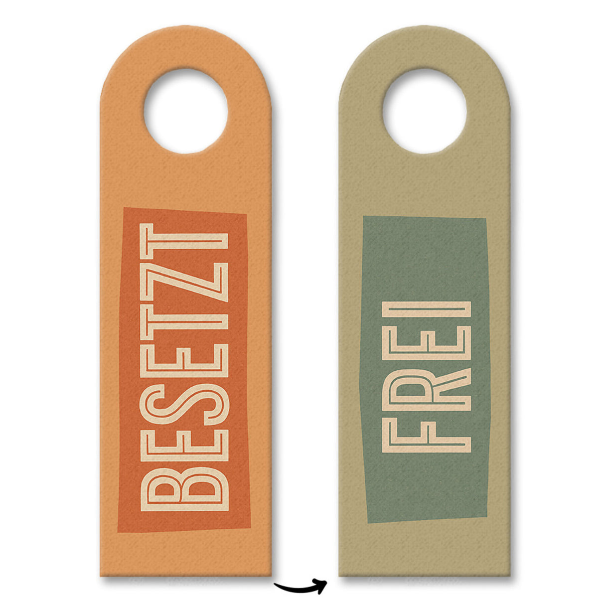 Frei Besetzt Blöcke Türhänger für Zutrittskontrolle