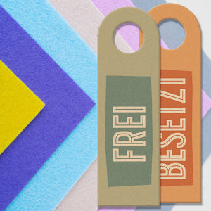 Frei Besetzt Blöcke Türhänger für Zutrittskontrolle