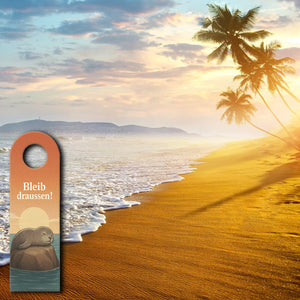 Robbe Komm rein Bleib draußen Türhänger Maritim