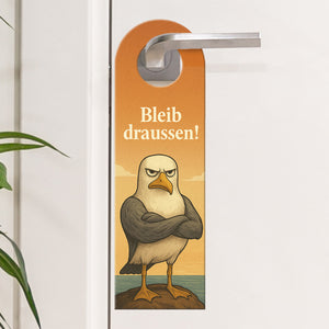 Möwe Komm rein Bleib draußen Türhänger Maritim