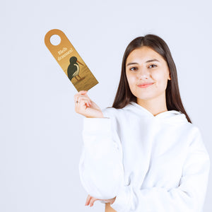 Austernfischer Komm rein Bleib draußen Türhänger Maritim