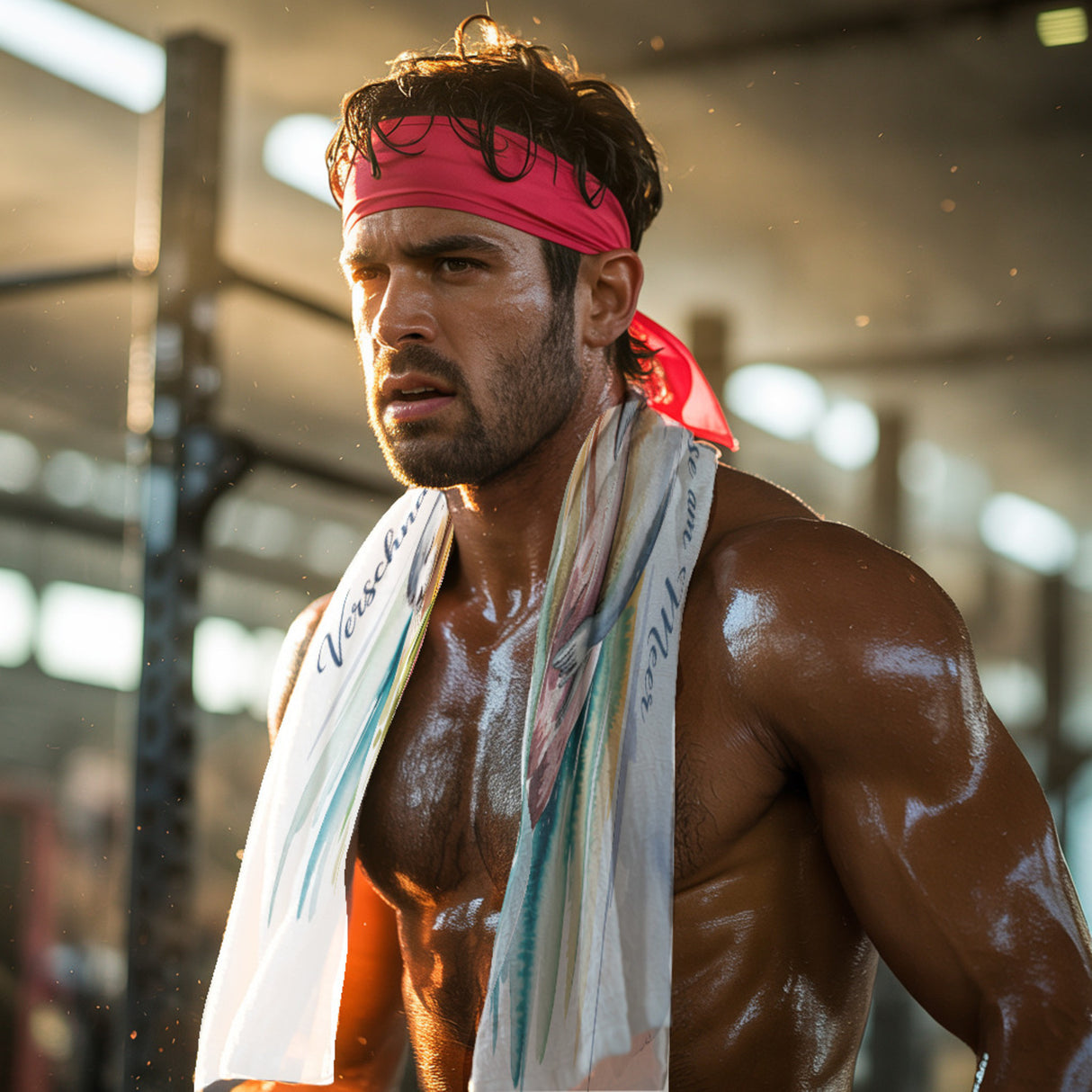 Maritimes Robbe Eishandtuch - Verschnaufpause am Meer