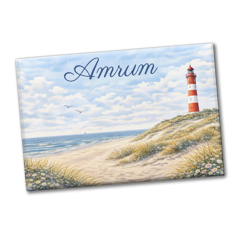Leuchtturm Amrum Souvenir Souvenir Magnet Küstenmotiv