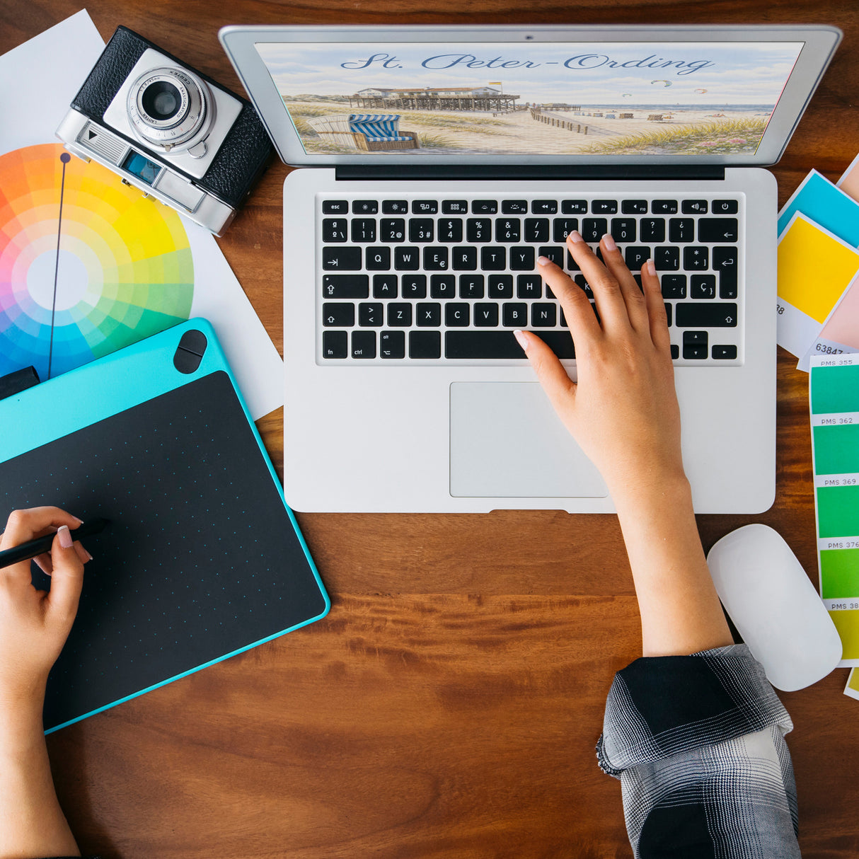 St. Peter-Ording Souvenir Souvenir Magnet Strandkorb