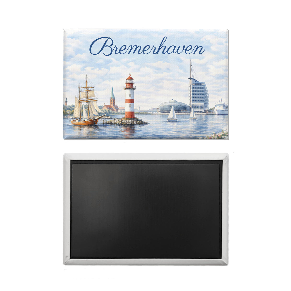 Bremerhaven Segelschiff Leuchtturm Souvenir Souvenir Magnet