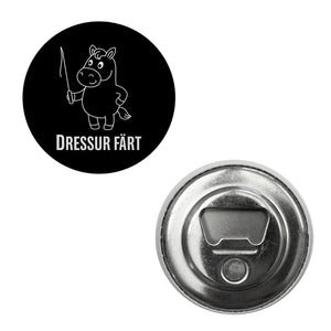 Pferd mit Peitsche Dressur Färt Magnet