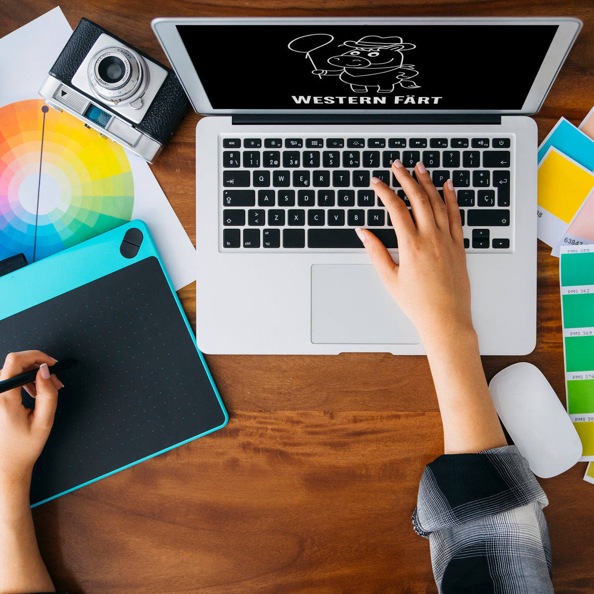 Pferd Cowboy Cartoon Western Färt Kaffeebecher