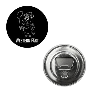 Pferd Cowboy Cartoon Western Färt Magnet
