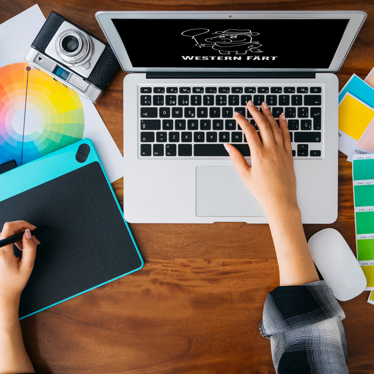 Pferd Cowboy Cartoon Western Färt Magnet