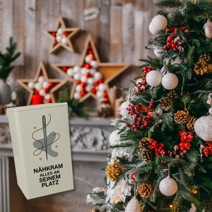 Nadel und Faden AufbewahrungsDose 900ml mit Spruch