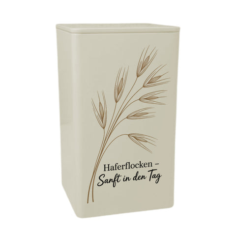 Hafer Linie Illustration Dose 900ml Haferflocken Frühstück