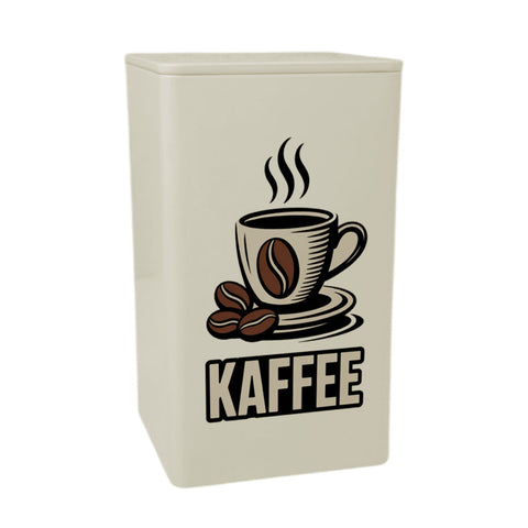 Retro Kaffee Design Dose 900ml für Kaffeeliebhaber