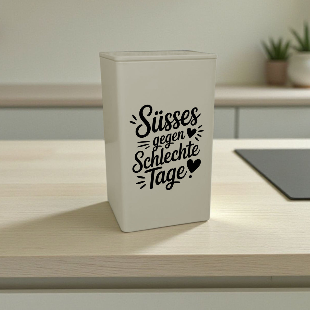 Süsses gegen Schlechte Tage Dose 900ml mit Herz