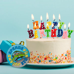 Omnibus Magnet rund mit Spruch: Spende für die Jugend. Danke