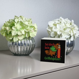 Biber Spardose mit Spruch: Sei doch kein Griffelspitzer!