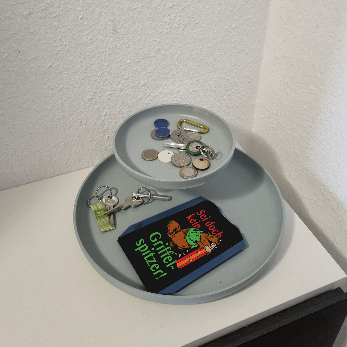 Biber Parkscheibe mit Spruch: Sei kein Griffelspitzer